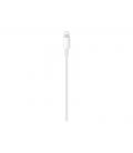 Cable original apple usb tipo c a lightning 2m - macho - macho - blanco