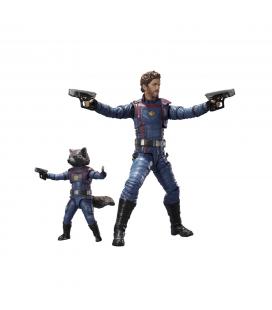 Figura tamashii nations sh figuarts guardianes de la galaxia volumen 3 star lord & rocket raccoon 2