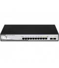 Switch d - link 10 puertos gestionable 8 gigabit ethernet 10 - 100 - 100 2 sfp layer2 smartiii