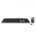 Ewent EW3272 teclado Ratón incluido RF inalámbrico QWERTY Español Negro