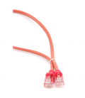 Cable CAT5E UTP moldeado 0,25m Rojo