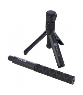 Palo para selfie stick invisible + trípode + mango insta360 kit bullet time/ negro