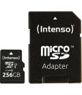 Tarjeta de memoria micro sd intenso 256gb uhs - i cl10 + adaptador sd