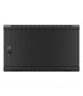 Armario lanberg mural rack 19pulgadas 6u - 600x600 negro