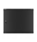 Armario lanberg mural rack 19pulgadas 9u - 600x450 negro