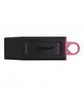 USB 3.2 KINGSTON 256 GB DATATRAVELER EXODIA NEGRO / ROJO