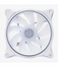 Hiditec N18 ARGB Carcasa del ordenador Ventilador 12 cm Blanco