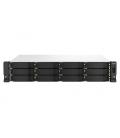 QNAP TS-1264U-RP NAS Bastidor (2U) Ethernet Aluminio, Negro