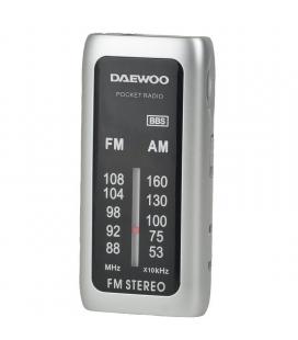 Radio portátil daewoo dw1129/ plata