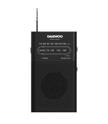 Radio portátil daewoo dw1027/ negra