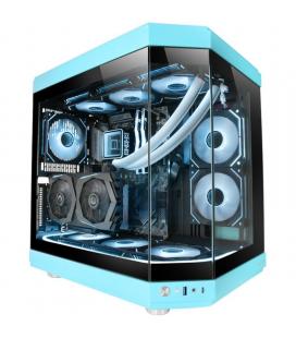 Caja gaming semitorre mars gaming mc-3t/ azul