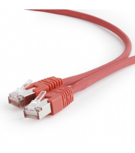CABLE RED S-FTP GEMBIRD CAT 6A LSZH ROJO 0,5 M