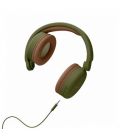 Auriculares micro energy sistem 2 bluetooth verdes diadema - cable 3.5mm - micro usb - 180º plegable