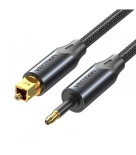 Cable de audio de fibra óptica vention bkcbh/ 2m/ negro