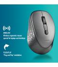 NGS DEW ratón Ambidextro RF inalámbrico Óptico 1600 DPI