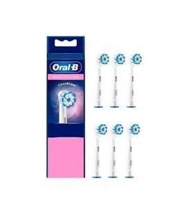 Recambio cepillo dental oral - b eb60 - 6 sensitive 6 unidades