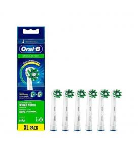 Recambio cepillo dental oral - b eb50 - 6 cross action 6 unidades