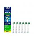 Recambio cepillo dental oral - b eb50 - 6 cross action 6 unidades