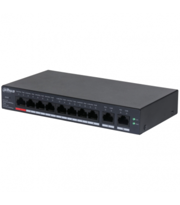 SWITCH CLOUD DAHUA DH-CS4010-8GT-110 GIGABIT SWITCH WITH 8-PORT POE