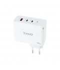 CARGADOR DE PARED TOOQ GaN 2xUSB-C/PD USB-A/QC 100W