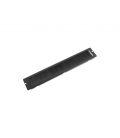 PANEL CEPILLO PARA ENTRADA CABLE RACK 19" SUELO NEGRO
