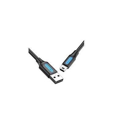 Cable USB 2.0 Vention COMBH/ USB Macho - MiniUSB Macho/ 2m/ Negro