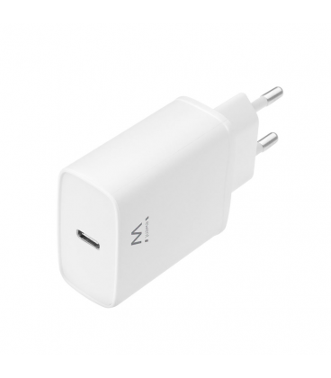 CARGADOR EWENT USB-C AC PD 1 PUERTO (20W) BLANCO