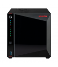 Servidor nas asustor tower 4 bay quad - core 2ghz 4gb ddr4