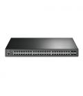 TP-Link TL-SG3452P switch Gestionado L2/L3 Gigabit Ethernet (10/100/1000) Energía sobre Ethernet (PoE) 1U Negro