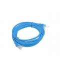 Latiguillo rj45 lanberg cat.6 utp 3m fluke passed azul