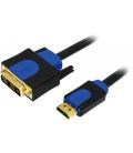 CABLE HDMI-M A DVI-M 3M LOGILINK CHB3103