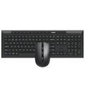 Rapoo 8210M teclado Ratón incluido Bluetooth QWERTY Negro