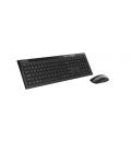 Rapoo 8210M teclado Ratón incluido Bluetooth QWERTY Negro