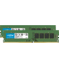 Memoria ram ddr4 32gb 2x16gb crucial dimm - 3200 mhz - pc4 25600 - cl22