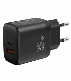 Cargador de pared leotec lecsph35w2/ 1xusb tipo-c/ 1xusb/ 35w