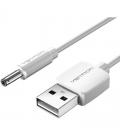 Cable alimentación vention ceywd/ usb-a macho - dc 5.5mm macho/ 50cm/ blanco