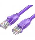 Cable de red rj45 utp vention ibevf cat.6/ 1m/ morado