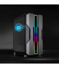 TooQ Caja Semitorre Gaming TQGCC103-B “NIGHTCITY” Negra
