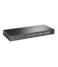 TP-Link T1500-28PCT Gestionado L2 Fast Ethernet (10/100) Energía sobre Ethernet (PoE) 1U Negro