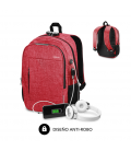 MOCHILA SUBBLIM URBAN LOCK BACKPACK 16" RED