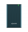 AISENS CAJA EXTERNA 2.5" ASE-2525PB 9.5MM SATA A USB 3.0 3.1 GEN1 AZUL PACIFICO