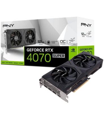 Tarjeta gráfica pny geforce rtx 4070 super oc verto dual fan/ 12gb gddr6x