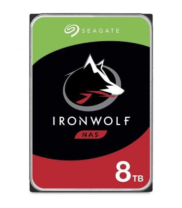 Disco duro seagate ironwolf nas st8000vn004 8tb/ 3.5'/ sata iii/ 256mb