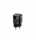 CARGADOR PARED USB-C PD 20W NEGRO