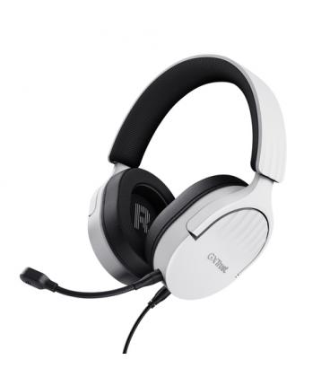 Trust GXT 489W FAYZO Auriculares Alámbrico Diadema Juego Negro, Blanco