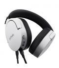 Trust GXT 489W FAYZO Auriculares Alámbrico Diadema Juego Negro, Blanco