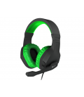 AURICULARES GAMING GENESIS ARGON 200 2.0 MINI JACK NEGRO-VERDE