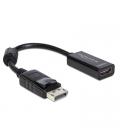 Delock adaptador displayport m a hdmi h negro