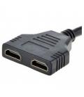 Gembird cable adaptador hdmi(m) a 2xhdmi(h) 0.2mts