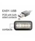 Delock cable easy-usb 2.0-a male angled usb 2.0-b